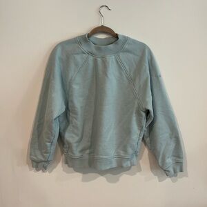 Alo light blue crewneck sweatshirt